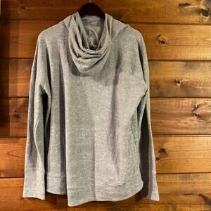 Zyia active shirt with hood. Terry cloth material, smoke free home